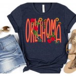 Oklahoma T shirt with flowers